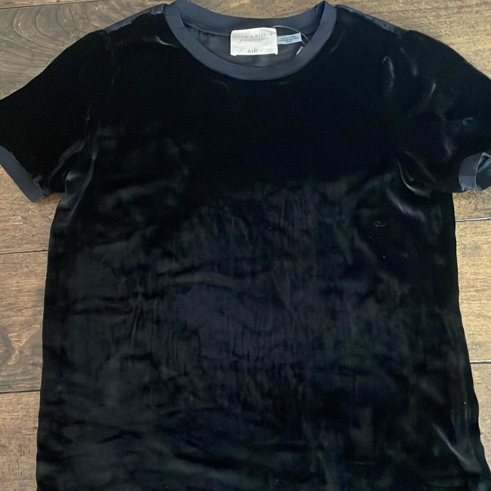 Alice + Olivia Crushed Velvet Top